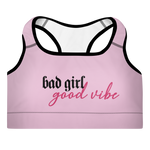 Bad Girl Good Vibe Sports Bra