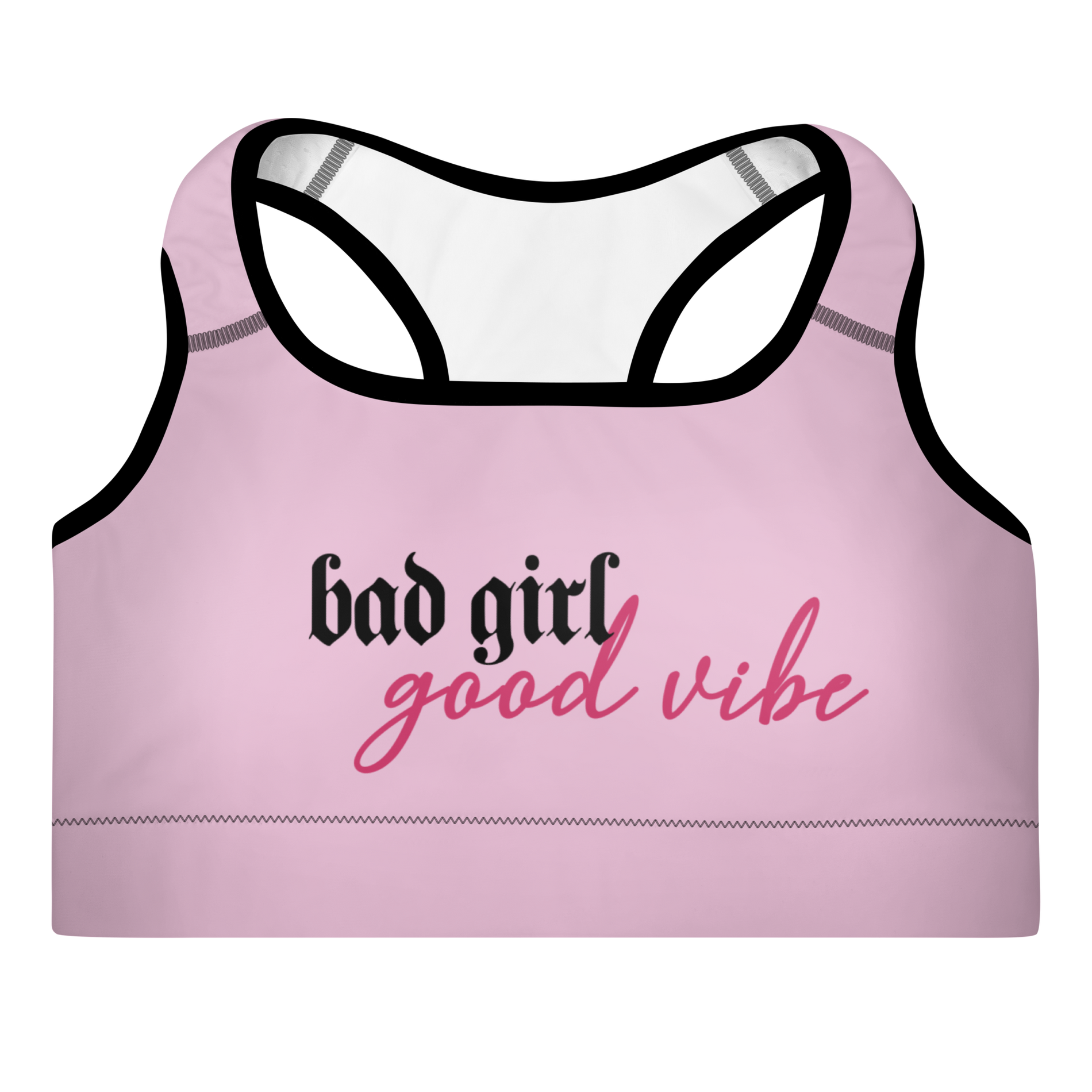 Bad Girl Good Vibe Sports Bra