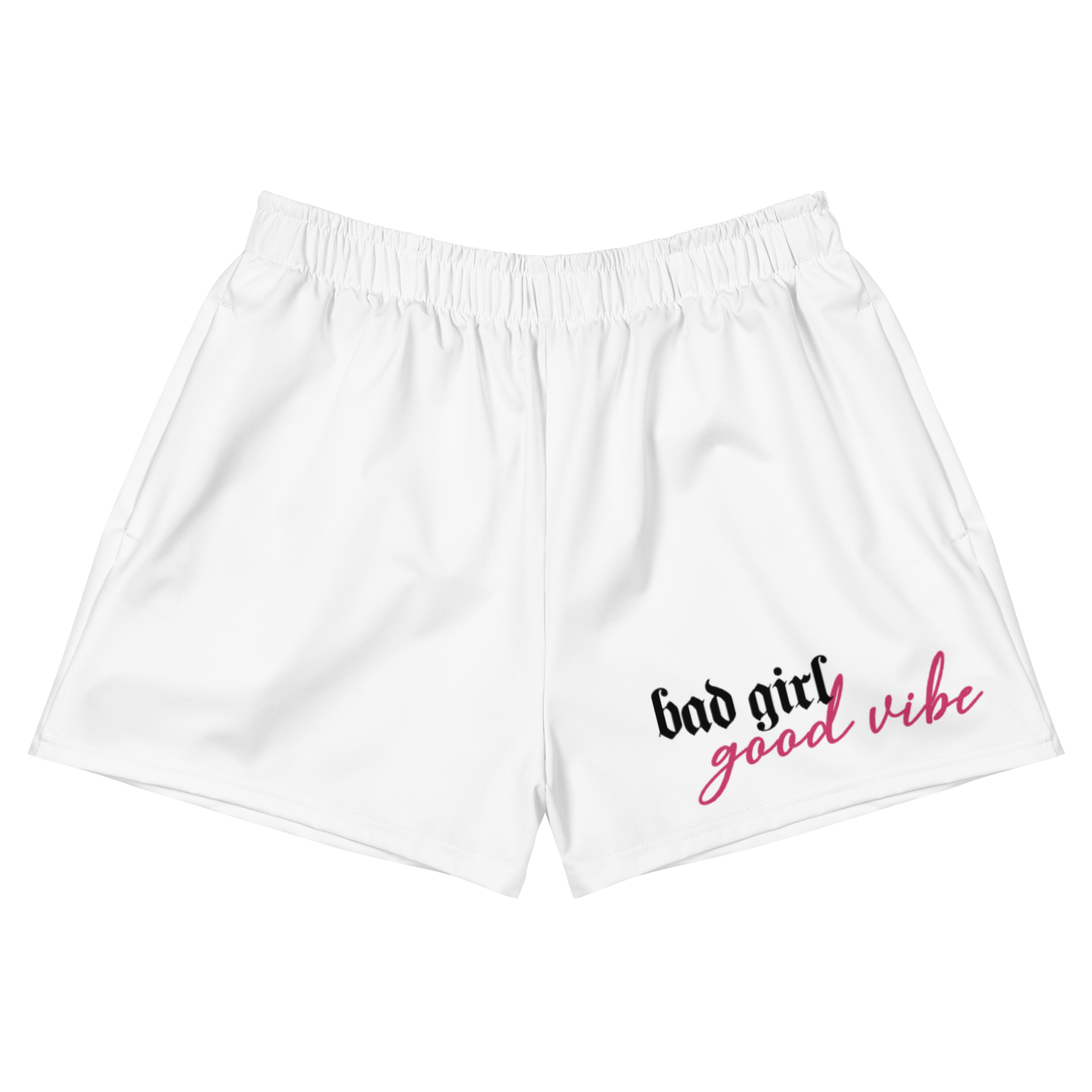 Bad Girl Good Vibe Athletic Shorts - Simple