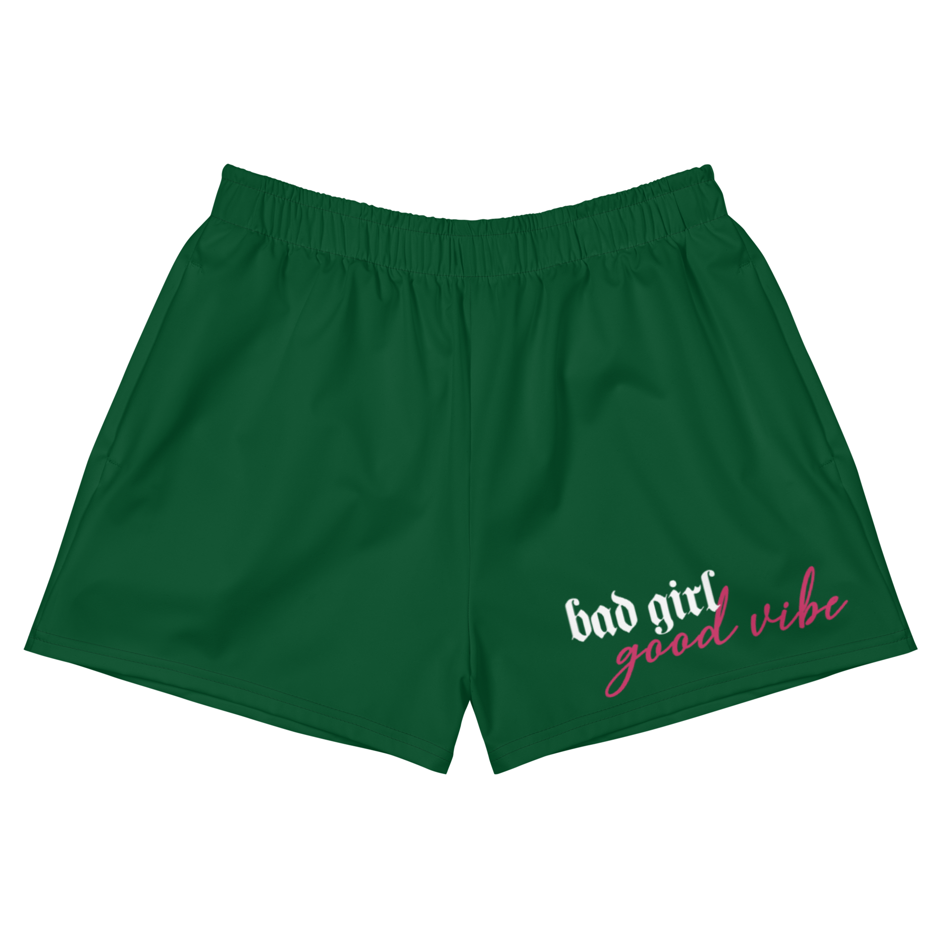Bad Girl Good Vibe Athletic Shorts - Simple
