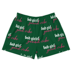 Bad Girl Good Vibe Athletic Shorts - Pattern