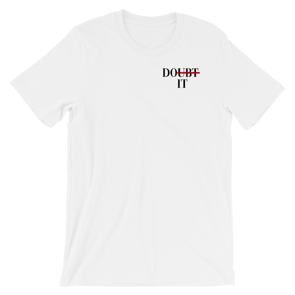 No Doubt Unisex Graphic Tee - White | GlowGetter Apparel