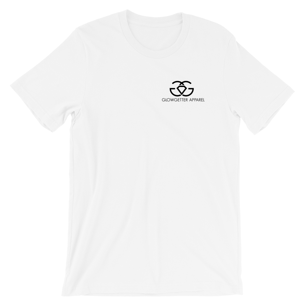 GlowGetter Logo Unisex Graphic Tee - White | GlowGetter Apparel